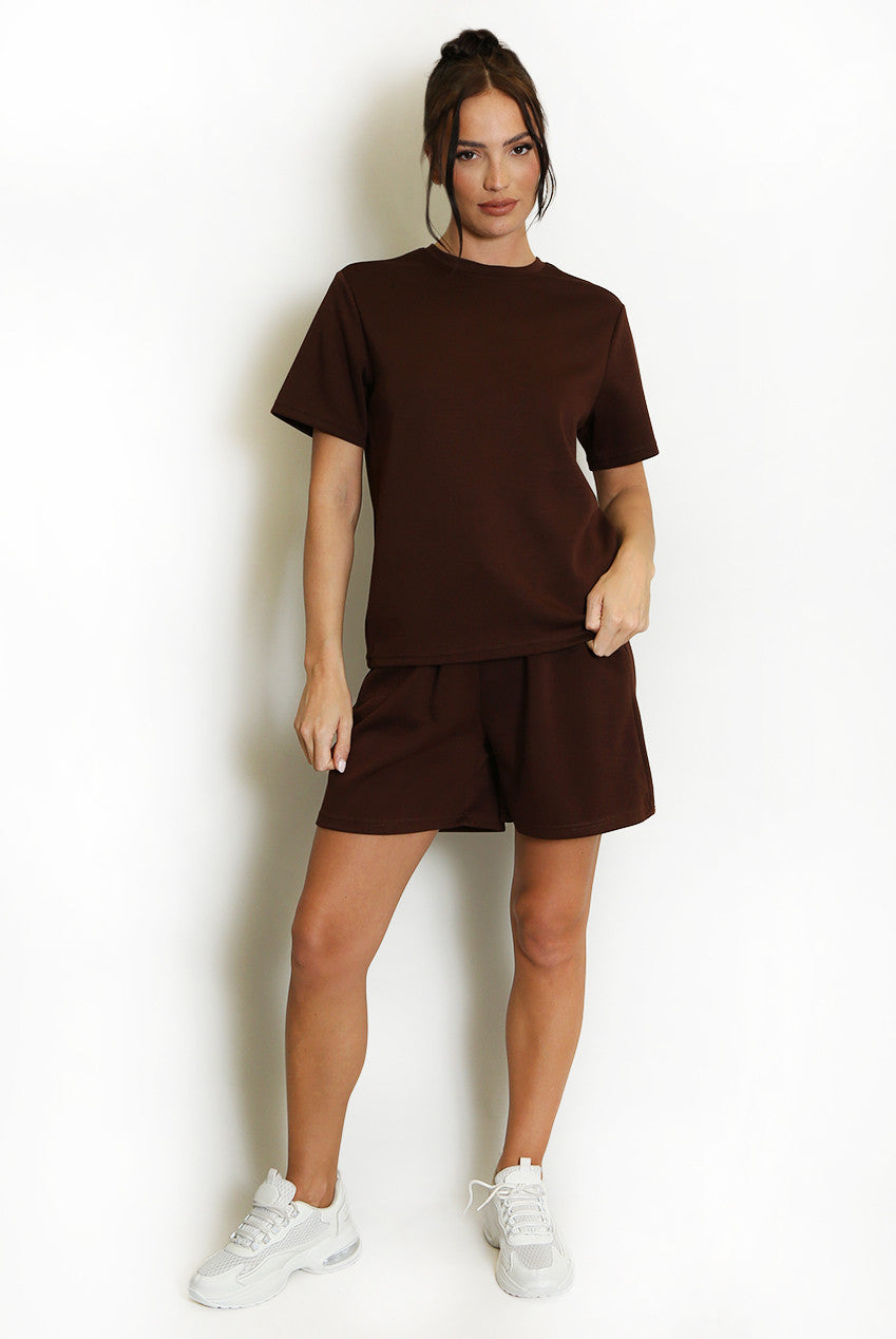 Basic Jersey T-Shirt And Shorts Set