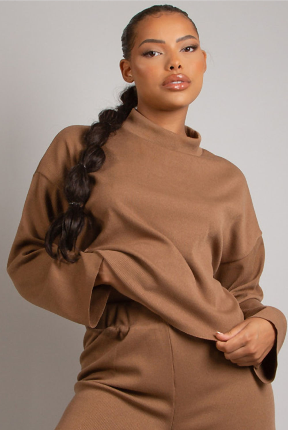 Fine Knit Turtle Neck Jumper