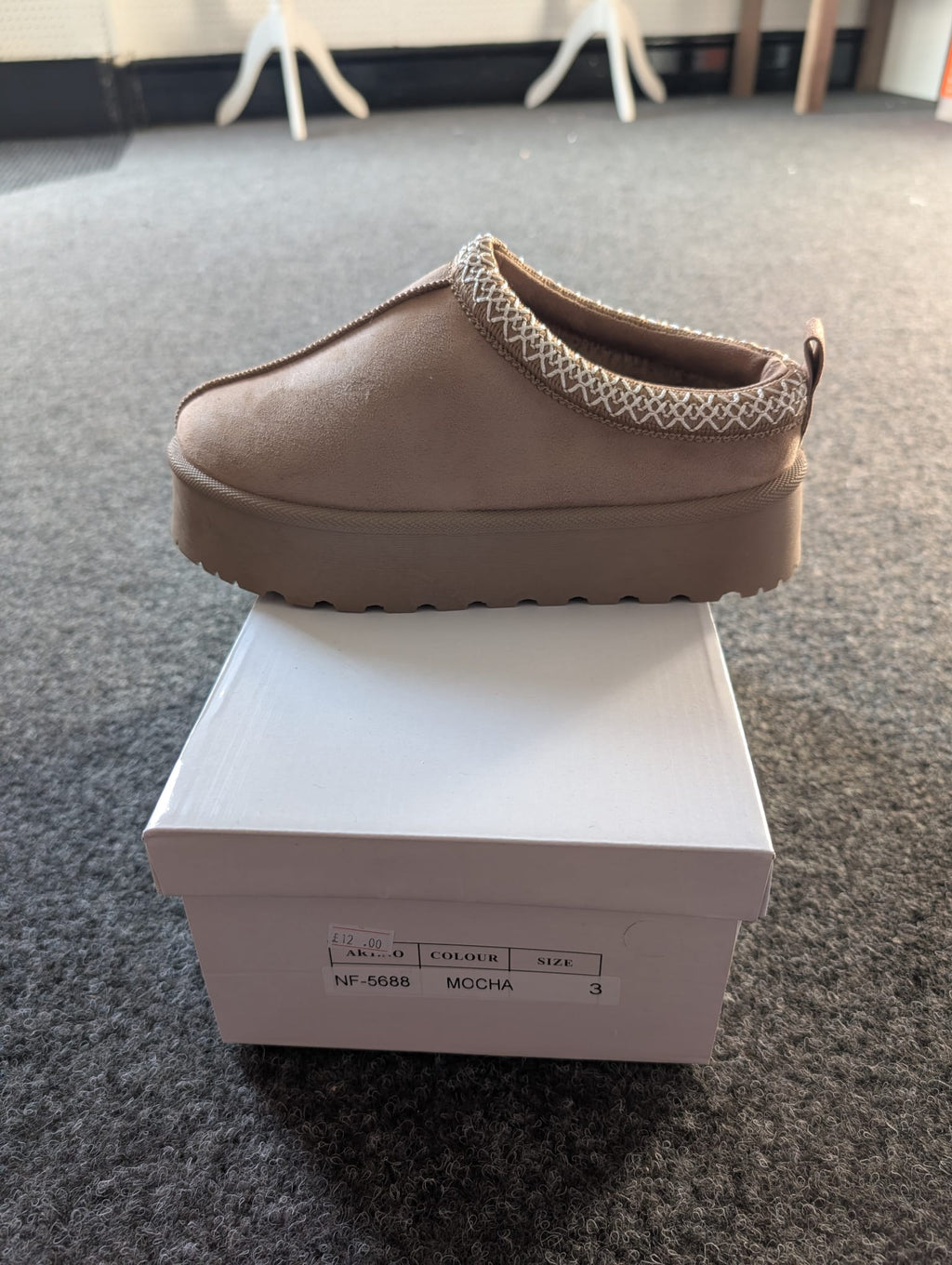 Inspired UGG Platform Slippers