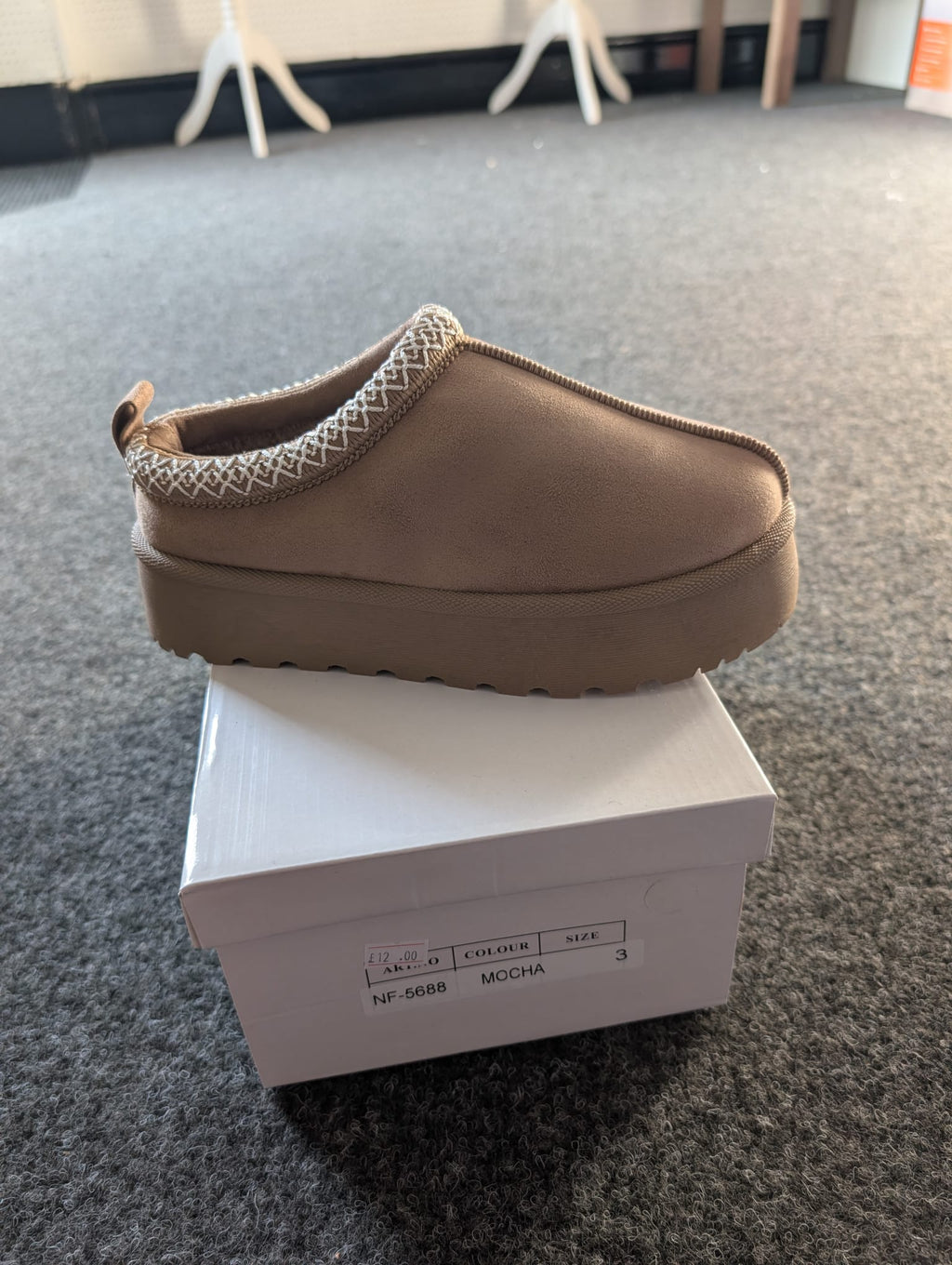 Inspired UGG Platform Slippers