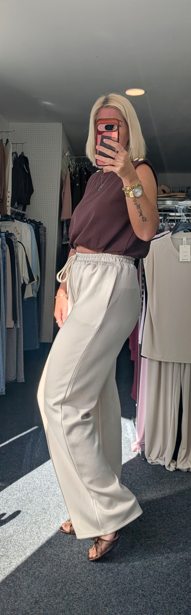 Soft Touch Pintuck Joggers