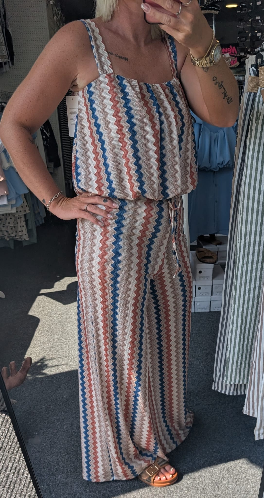 Zig Zag Trouser Set