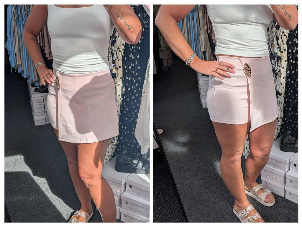 Gold Detail Skort
