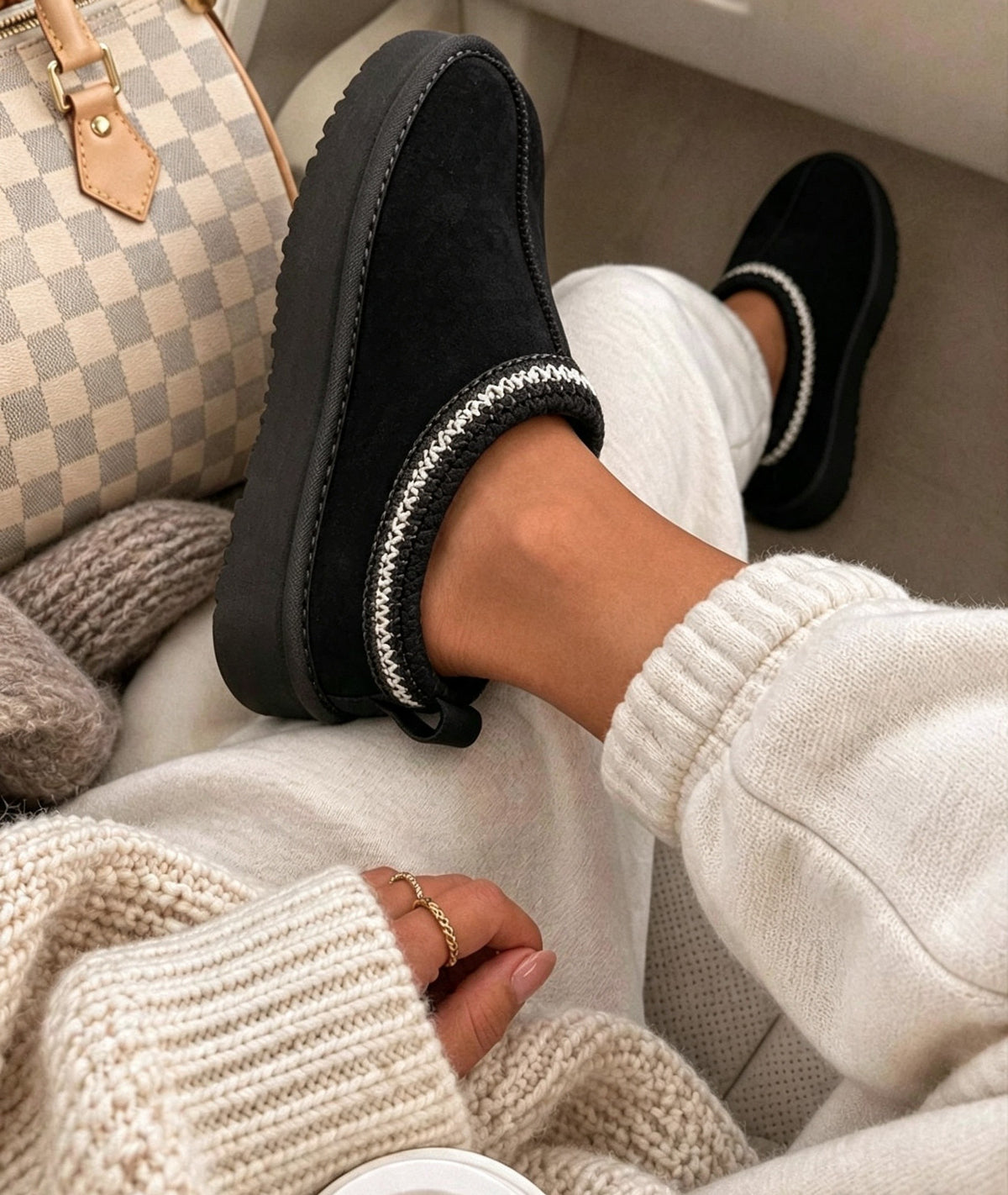 Inspired UGG Platform Slippers
