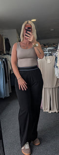 Elastic Waistband Trousers