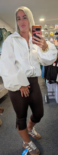 Elasticated Waist & Cuff Windbreaker Jacket