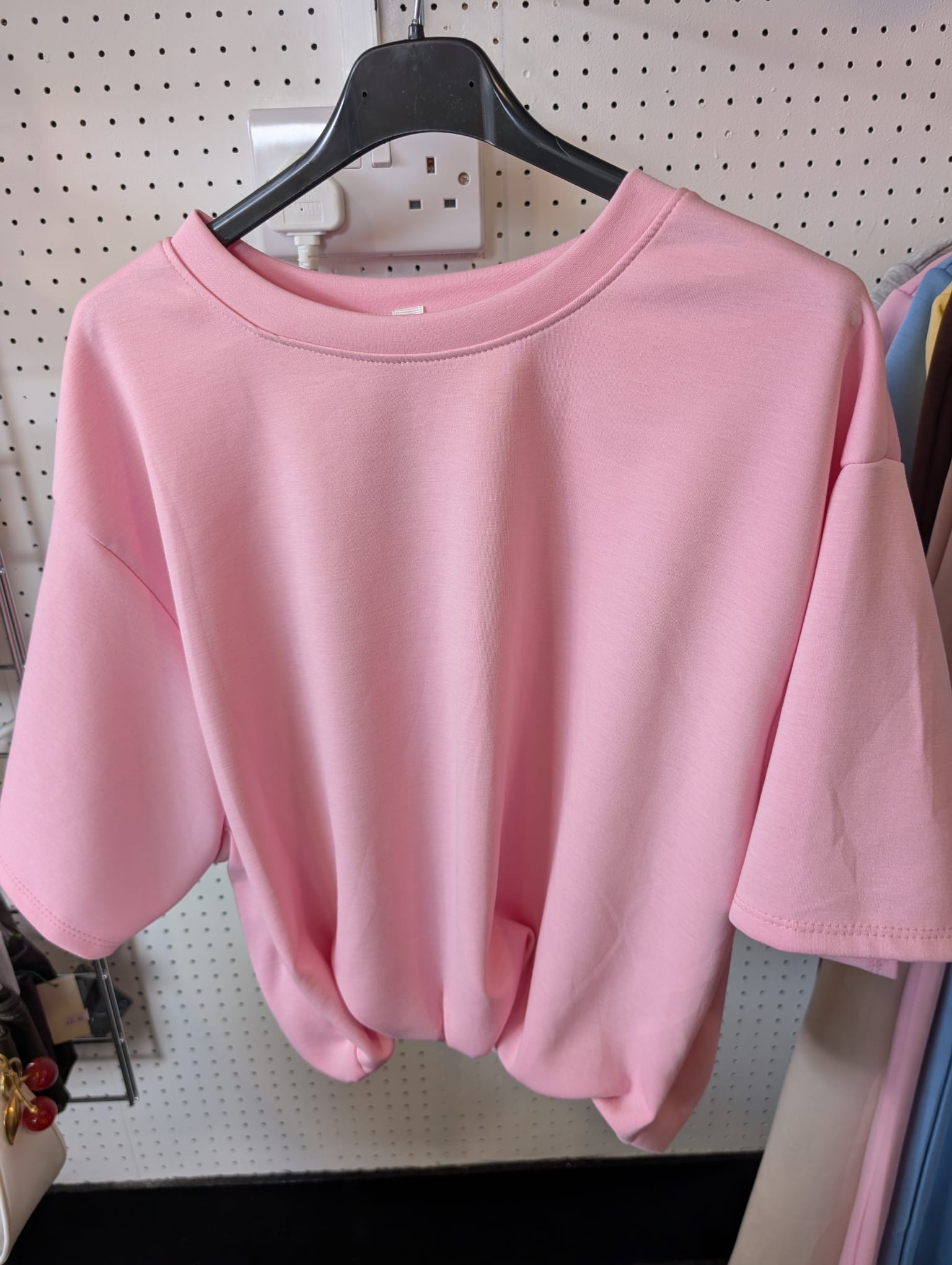 Bubble Hem Cropped Scuba Top