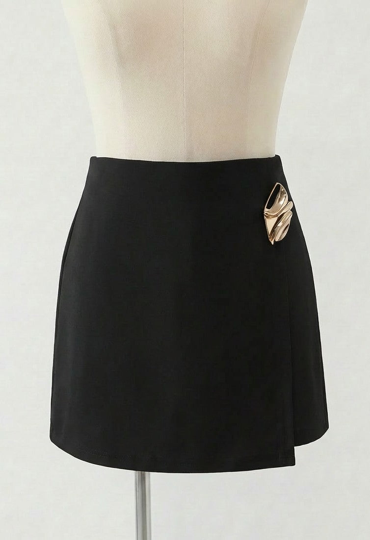 Gold Detail Skort