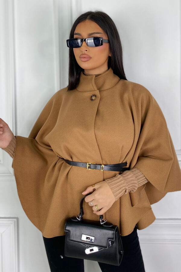 Belted Cape Coat