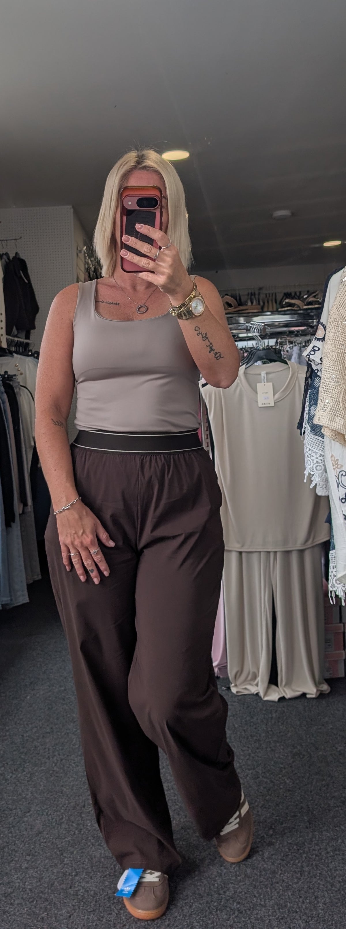 Elastic Waistband Trousers