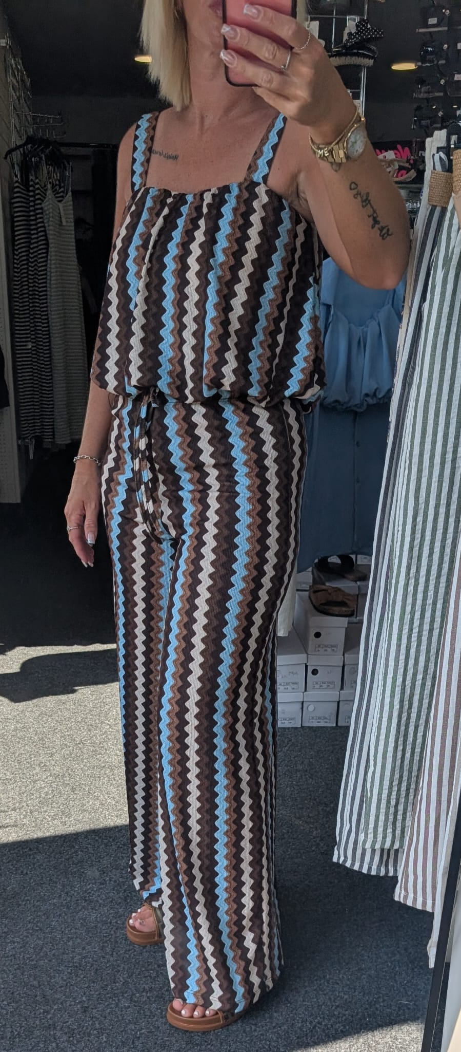 Zig Zag Trouser Set