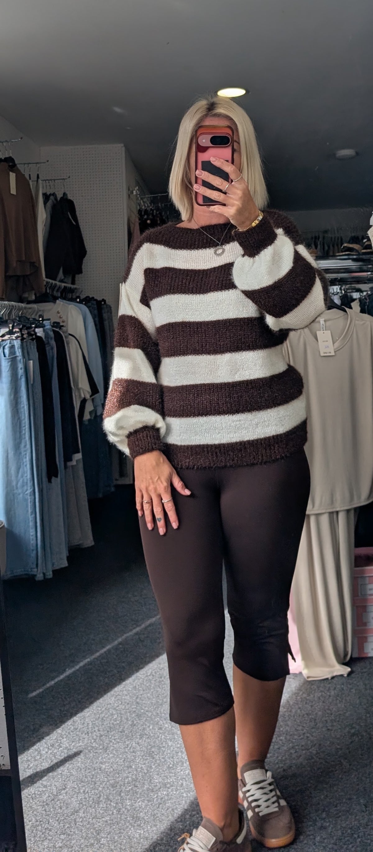 Striped Crew Neck Jumper