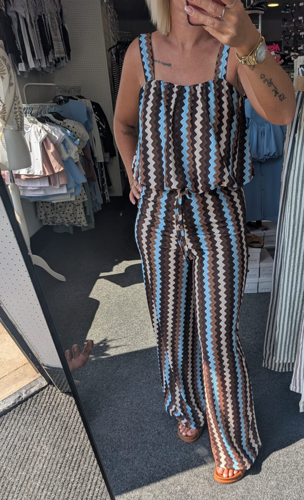 Zig Zag Trouser Set