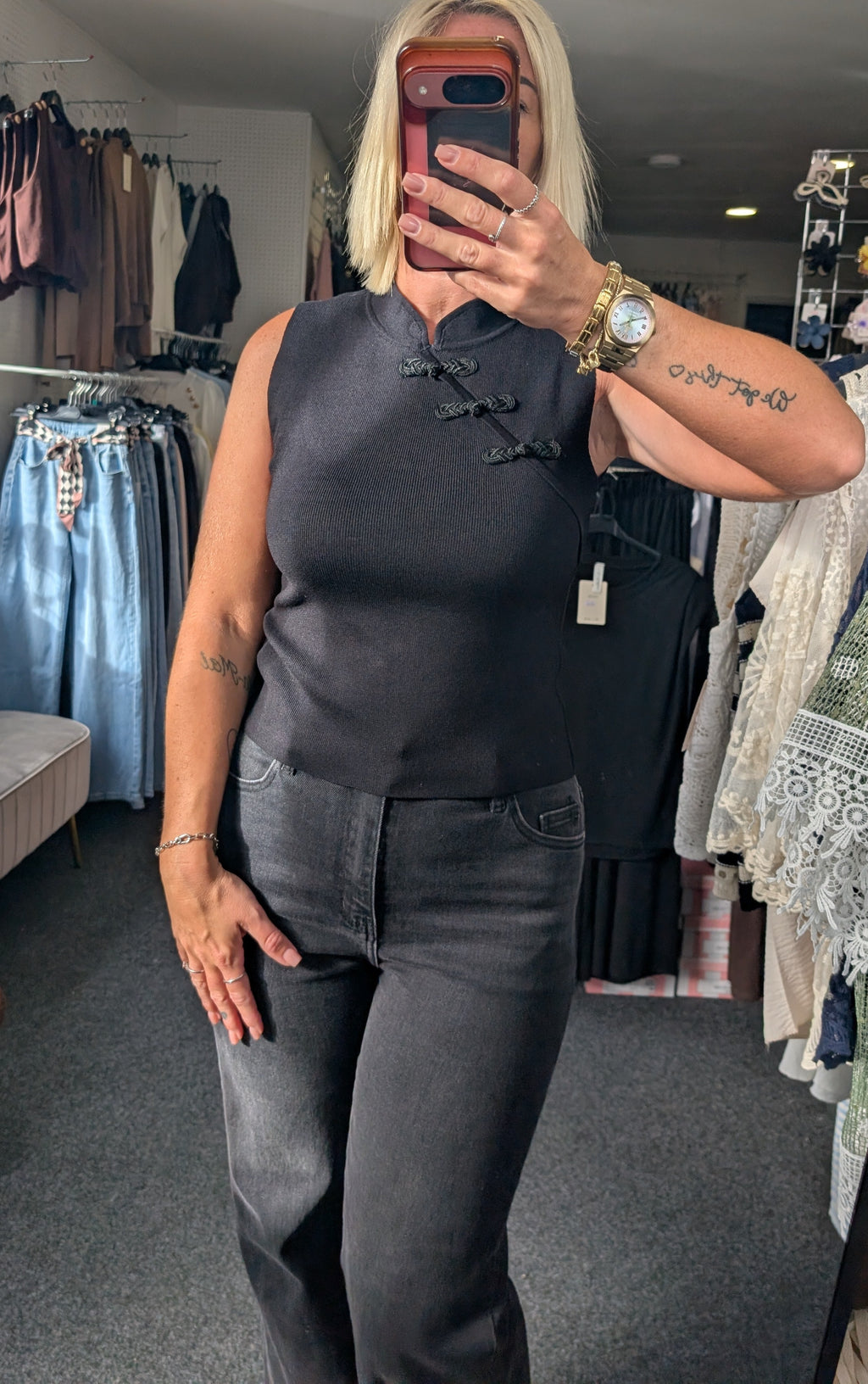Mandarin Style Top