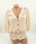 Floral Lace Button Down Blouse