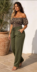 Plain Oversized Two Side Pockets Trousers
