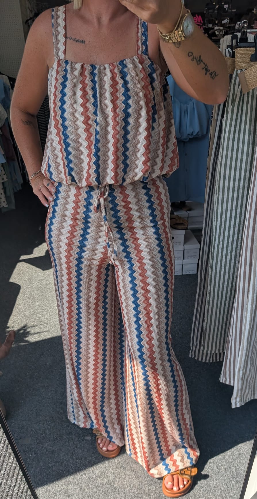 Zig Zag Trouser Set