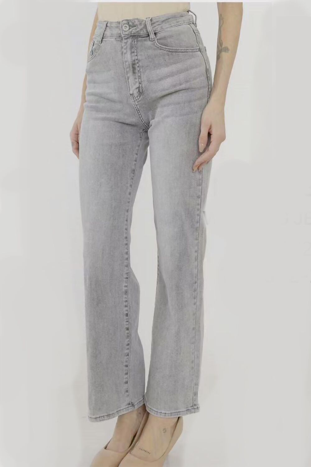 Super Stretch Wide Leg Jeans